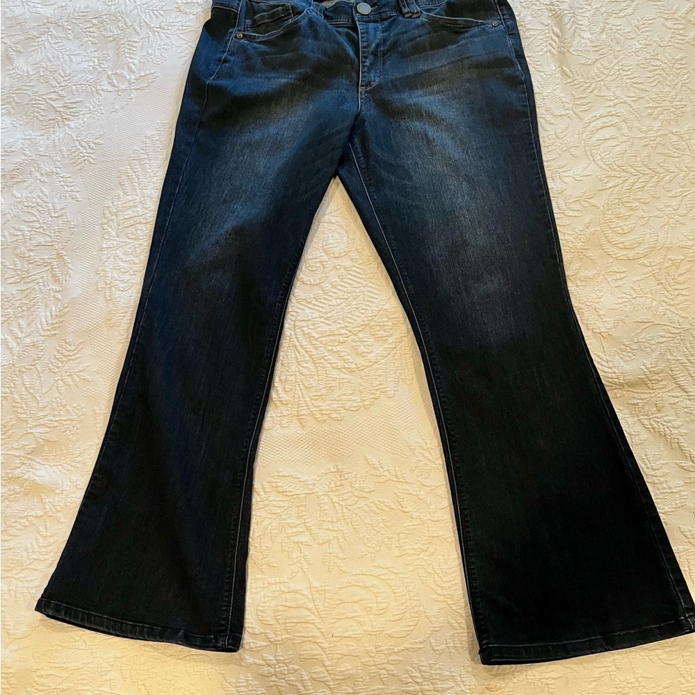 Wit & Wisdom Dark Wash Itty Bitty Boot Cut